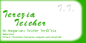 terezia teicher business card